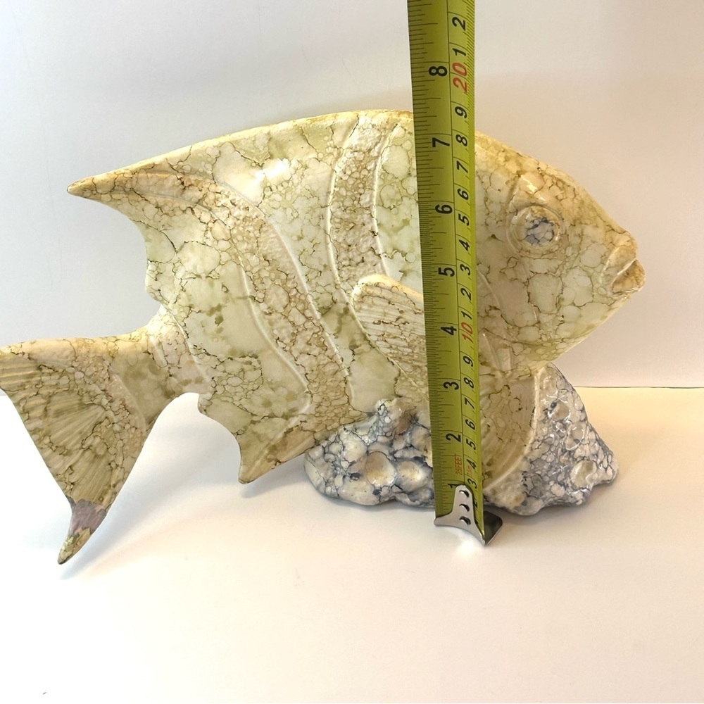 Ceramic Fish Self Table Sitter Repaired - Picture 3 of 9